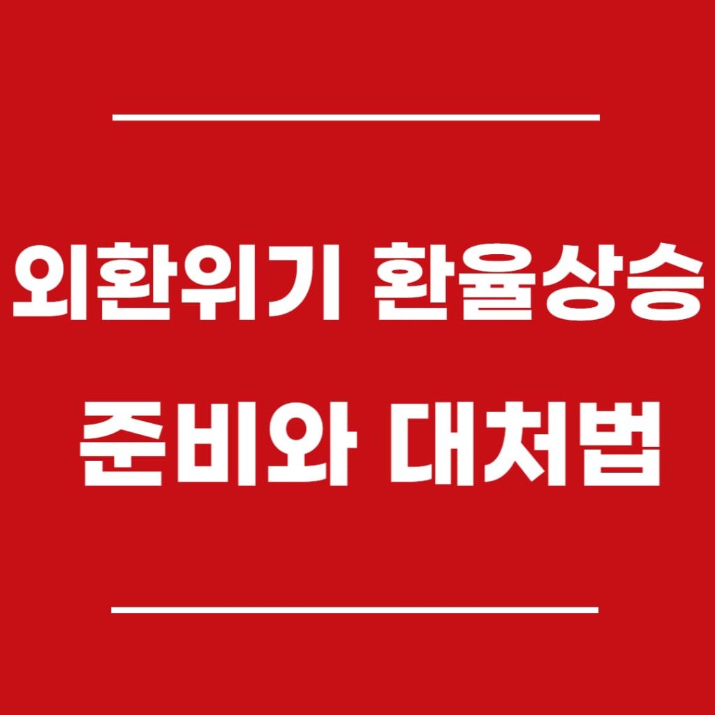 IMF 외환위기 환율상승 돈버는법